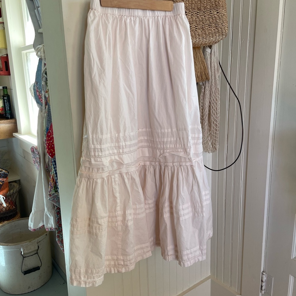 SOLD**Christy Dawn Gabrielle skirt in pearl